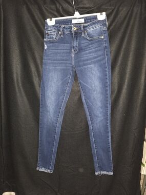 KanCan Dark Blue High-Rise Skinny Jeans